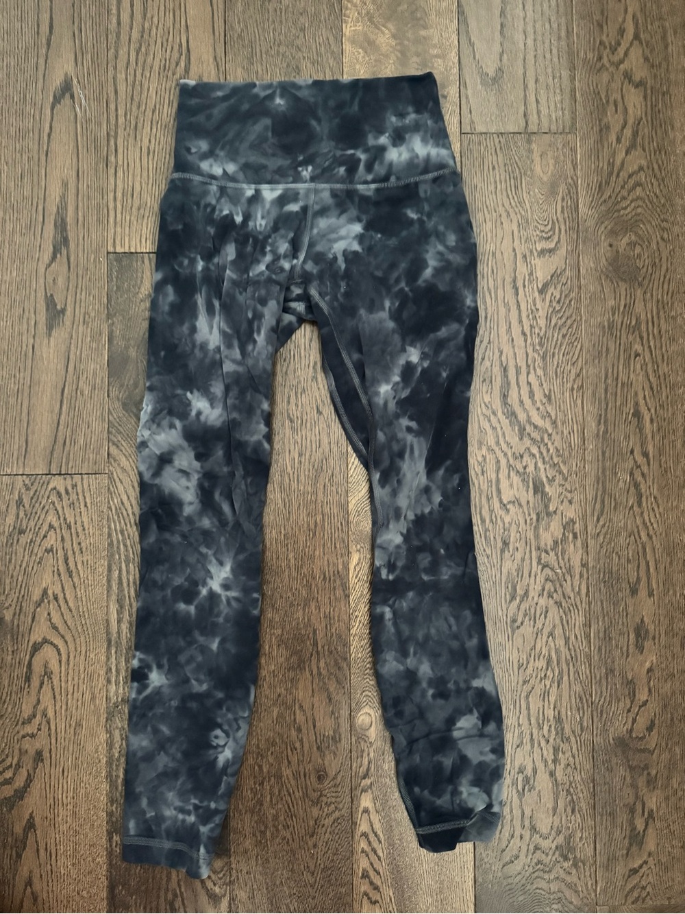 lululemon athletica Black Tie-Dye Leggings